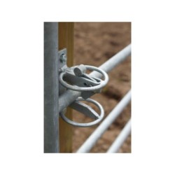 Gegalvaniseerde poort - ijzeren weidepoort - 4,5 meter - incl. hang- en sluitwerk