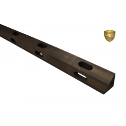 T-paal - Square Diamond - 11x11x225 cm 3 gaten - PRE-SHIELD®