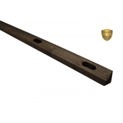 Halve paal - Square Diamond - 5x11x200 cm 2 gaten - PRE-SHIELD®