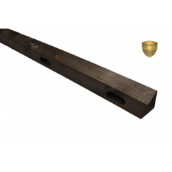 Eindpaal - Square Diamond - 11x11x225 cm 2 gaten - PRE-SHIELD®