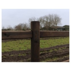 Doorsteekomheining - Round Original - 12x220 cm - 2 gaten - PRE-SHIELD®