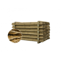 Houten palen | Weidepalen | grenen | Tanalith-e | rond gefreesd | 8x250 cm | va €10,16 p/s -
