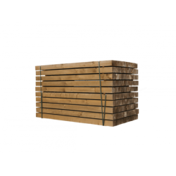 Houten palen | Weidepalen | grenen | Tanalith-e | vierkant | fijn bezaagd | 10x10x250 cm | va €23,92 p/s -