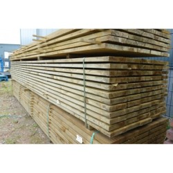 Houten hoefslagplanken | kantplank | grenen | Tanalith-e | fijn bezaagd | 6 meter | va €42,74 p/s -