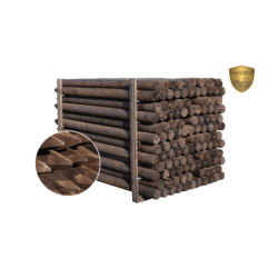 Houten palen | Weidepalen | grenen | PRE-SHIELD® | rond gefreesd | 8x200 cm | va €10,02 p/s -