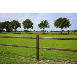 Doorsteek omheining Square Diamond - 11x11x225 cm - 2 gaten - PRE-SHIELD®