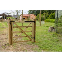 Engelse houten weidepoort - 120 cm - Tanalith-E
