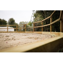 Houten hoefslagplanken | kantplank | grenen | Tanalith-e | fijn bezaagd | 6 meter | va €42,74 p/s -