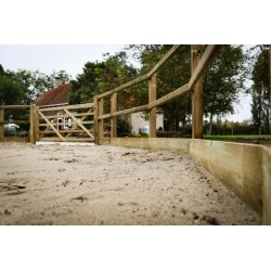 Houten hoefslagplanken | kantplank | grenen | Tanalith-e | fijn bezaagd | 6 meter | va €42,74 p/s -
