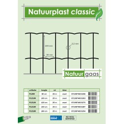 Natuurgaas | classic | zwart | 100 t/m 180 cm