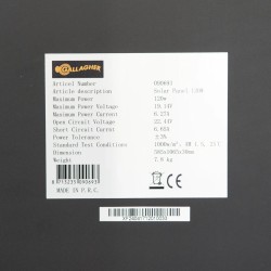 Zonnepaneel 120w incl. regulator