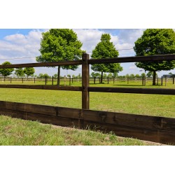 Doorsteek omheining Square Diamond - 11x11x225 cm - 2 gaten - PRE-SHIELD®