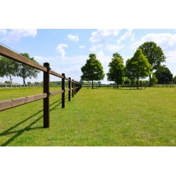 Doorsteek omheining Square Diamond - 11x11x225 cm - 2 gaten - PRE-SHIELD®