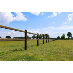 Doorsteek omheining Square Diamond - 11x11x225 cm - 2 gaten - PRE-SHIELD®