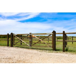 Engelse houten poort - 210 cm - PRE-SHIELD® - weidepoort