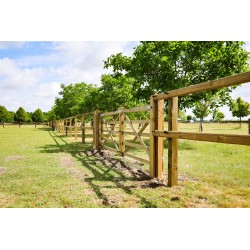 Opschroef omheining Square Original - 10x10x225 cm - 2 liggers - Tanalith-E