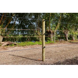 Houten palen | Weidepalen | grenen | Tanalith-e | rond gefreesd | 10x200 cm | va €11 p/s -