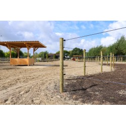 Houten palen | Weidepalen | grenen | Tanalith-e | rond gefreesd | 10x200 cm | va €11 p/s -