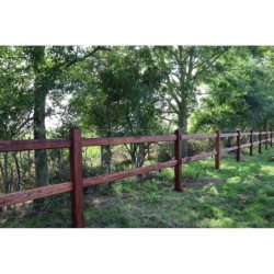 T-paal 2 gaten - Square Tropic - 10x10x210cm