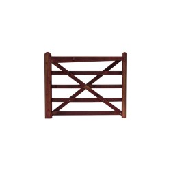 Engelse houten poort - 150 cm - Tanatone - weidepoort