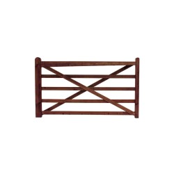 Engelse houten poort - 240 cm - Tanatone - weidepoort