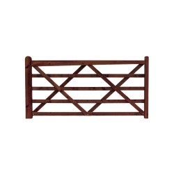 Engelse houten poort - 300 cm - Tanatone - weidepoort