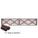 Complete dubbele Engelse poort 2 x 3 m (6 m) - Tanatone - inclusief poortpalen + hang- en sluitwerk - weidepoort