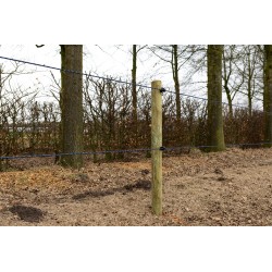 Houten palen | Weidepalen | grenen | Tanalith-e | rond gefreesd | 10x200 cm | va €11 p/s -