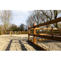 Doorsteek omheining Square Tropic/Pine - 2 liggers - 10x10x210cm