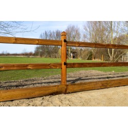 Doorsteek omheining Square Tropic/Pine - 2 liggers - 10x10x210cm