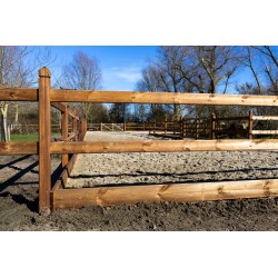 Doorsteek omheining Square Tropic/Pine - 2 liggers - 10x10x210cm