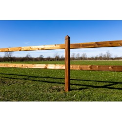 Doorsteek omheining Square Tropic/Pine - 2 liggers - 10x10x210cm