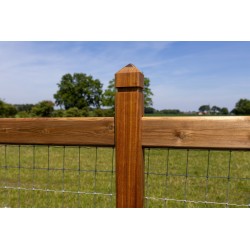 Doorsteek omheining Square Tropic/Pine - 2 liggers - 10x10x210cm