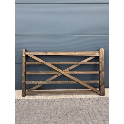 Engelse houten poort 210 cm PRE-SHIELD® beschadigd