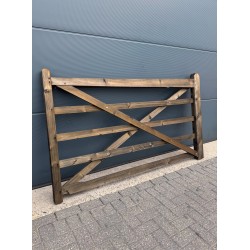 Engelse houten poort 210 cm PRE-SHIELD® beschadigd