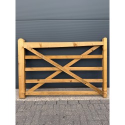 Engelse houten poort 180 cm Tanalith-e beschadigd -2