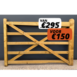 Engelse houten poort 180 cm Tanalith-e beschadigd -1