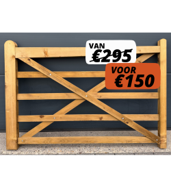 Engelse houten poort 180 cm Tanalith-e beschadigd -2