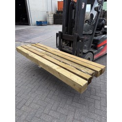 Poortpalen - per stuk - Tanalith-E - 14x14cm - 250cm lengte - beschadigd