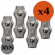 RVS Koordverbinder 6mm 4 stuks