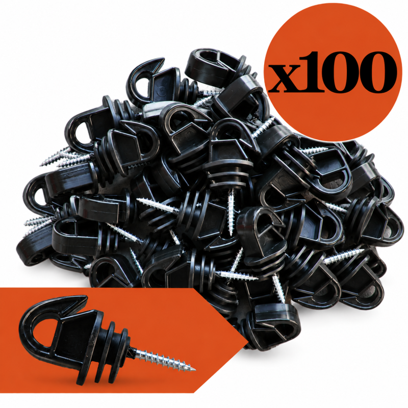 Haak-ring isolatoren 100 stuks