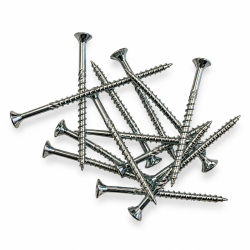 Turbofix houtschroeven Rufast | 5.0 x 80 mm | 200 stuks | Wit zink