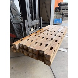 Doorsteekomheining Tanalith-e | 4 gaten | bundel | 225 x 11 x 11cm | Actie