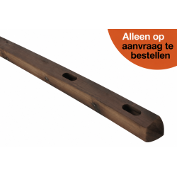 Eindpaal - Square Prestige - 12x12x200 cm - 2 gaten - PRE-SHIELD®