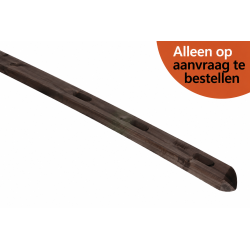 Halve paal - Square Prestige - 6x12x200 cm - 3 gaten - PRE-SHIELD®