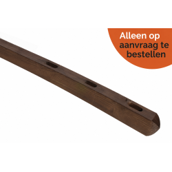 Eindpaal - Square Prestige - 12x12x225 cm - 3 gaten - PRE-SHIELD®