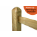 Eindpaal - Square Prestige - 12x12x200 cm - 2 gaten - Tanalith-E