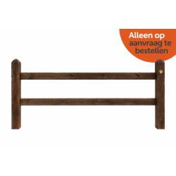 Doorsteek omheiningen Square Prestige - 12x12x200 cm - 2 gaten - PRE-SHIELD®