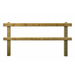 Opschroef omheining Square Original - 10x10x225 cm - 2 liggers - Tanalith-E