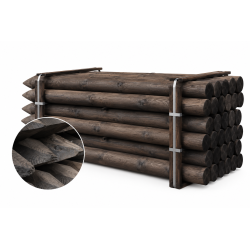 Houten palen | Weidepalen | grenen | PRE-SHIELD® | rond gefreesd | 12x200 cm | va €20,40 p/s -